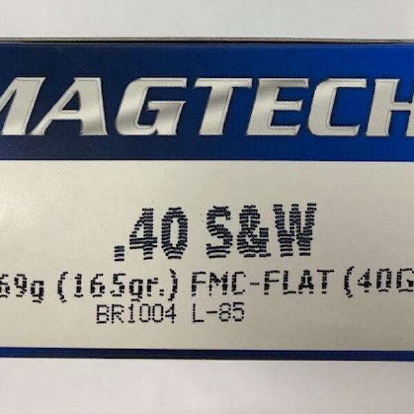 MAG2 Magtech 40S&W 165gr FMC