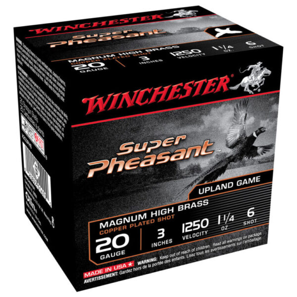 Winchester Super X Pheasant 20ga No 6 3in 36gm