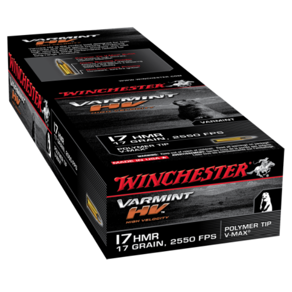 Winchester Supreme Varmint HV 17HMR 17 Gr. Polymer Tip
