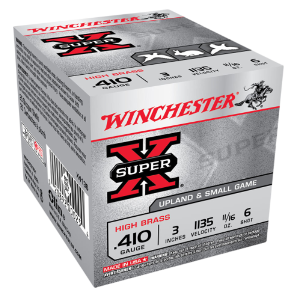 Winchester Super X 410 Gauge #6 Shot 3″ 19 Gram