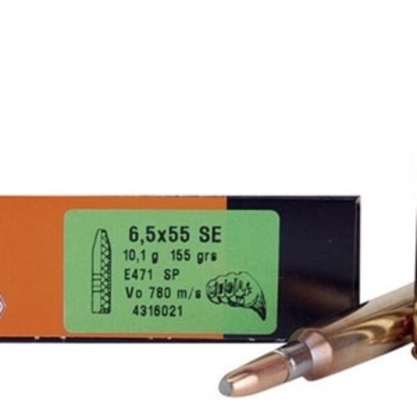 Lapua Ammo 6.5×55 155gr Mega