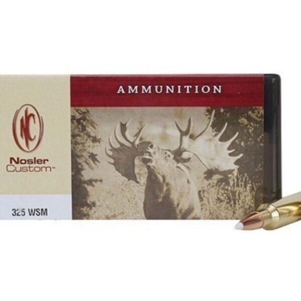 Nosler Custom Ammunition 325WSM 200gr AccuBond