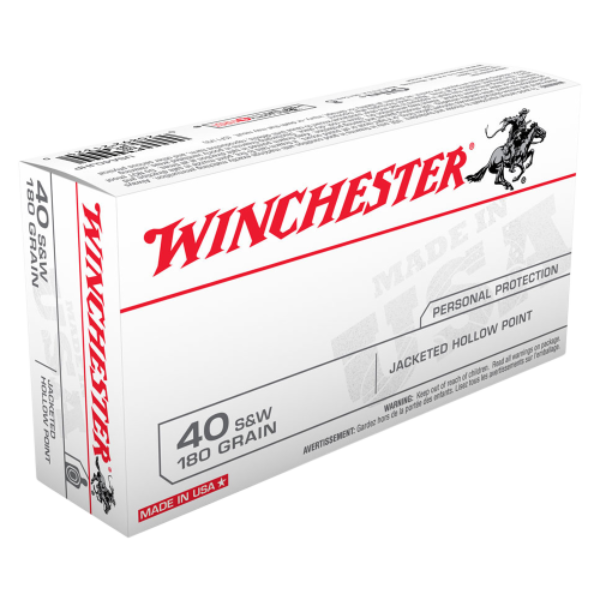 WIN3 Winchester 40S&W 180gr JHP